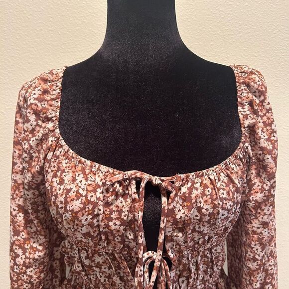 NWT Small Active USA Top Tie Front - Picture 3 of 10